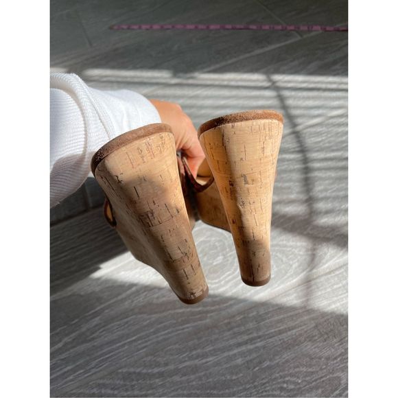 VERONICA BEARD Dali Woven Wedge Sandals Size 9 - Picture 7 of 9